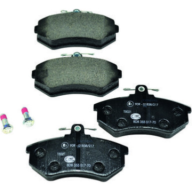 8DB 355 017-701 Bremsbelagsatz, Scheibenbremse