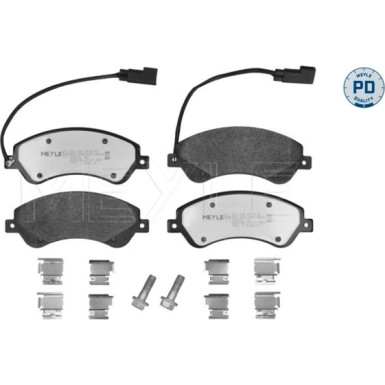 025 244 8518/PD Bremsbelagsatz, Scheibenbremse MEYLE-PD: Advanced performance and design.