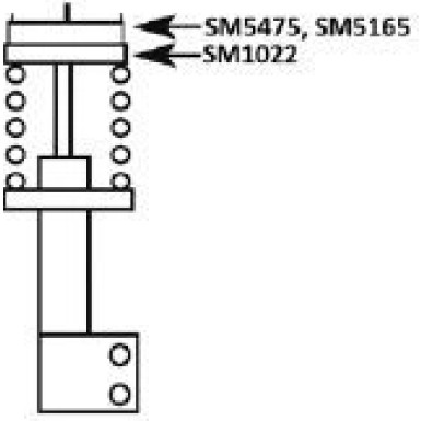SM1022 Federbeinstützlager Suspension Mounting Kit