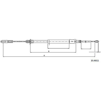 10.4611 Seilzug, Feststellbremse