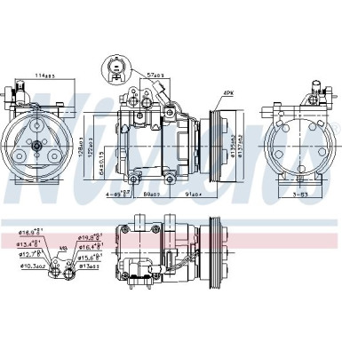 89274 Kompressor, Klimaanlage ** FIRST FIT ** 89274 Kompressor, Klimaanlage ** FIRST FIT **