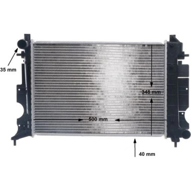 Mahle | Kühler, Motorkühlung | CR 643 000S