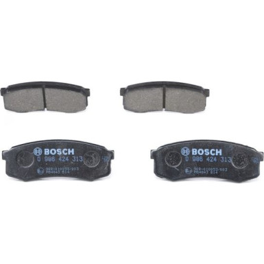 BOSCH | Bremsbelagsatz, Scheibenbremse | 0 986 424 313
