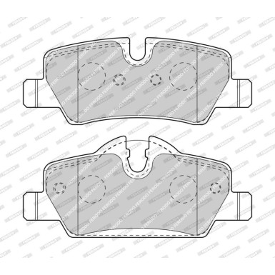 Ferodo Bremsbelagsatz, Scheibenbremse PREMIER ECO FRICTION FDB4946