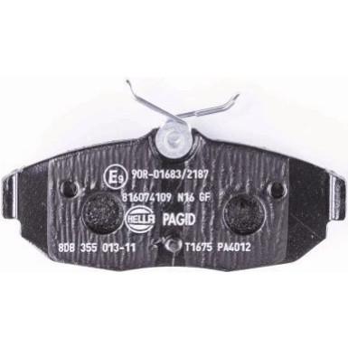 Hella Pagid | Bremsbelagsatz, Scheibenbremse | 8DB 355 013-111