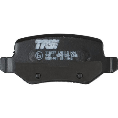 TRW Bremsbelagsatz, Scheibenbremse COTEC GDB1481