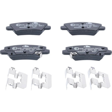 13.0460-5504.2 Bremsbelagsatz, Scheibenbremse