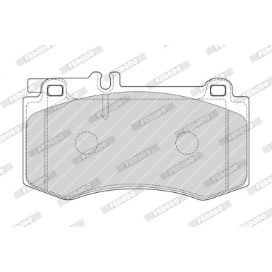Ferodo | Bremsbelagsatz, Scheibenbremse | FDB4694