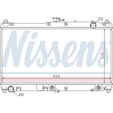 Nissens | Kühler, Motorkühlung | 62467