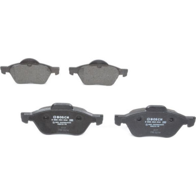 BOSCH | Bremsbelagsatz, Scheibenbremse | 0 986 494 034