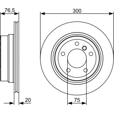 BOSCH | Bremsscheibe | 0 986 479 496