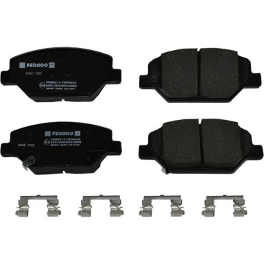 FDB5214 Bremsbelagsatz, Scheibenbremse PREMIER ECO FRICTION