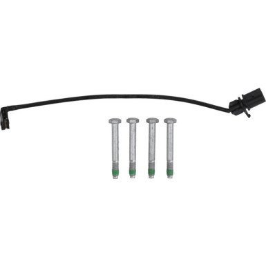 TRW COTEC GDB1768 Bremsbeläge inkl. Verschleißwarnkontakt, mit Bremssattelschrauben, mit Zubehör