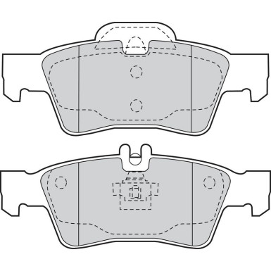 Valeo Bremsbelagsatz, Scheibenbremse ESSENTIAL 302039