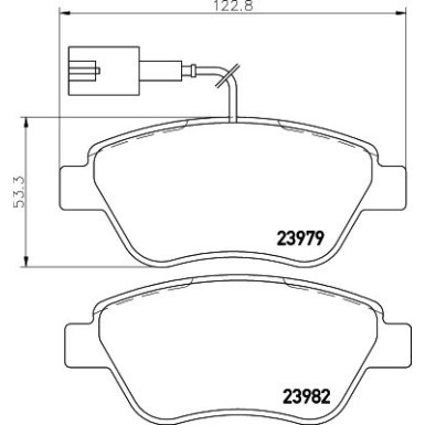 Hella Pagid | Bremsbelagsatz, Scheibenbremse | 8DB 355 012-841