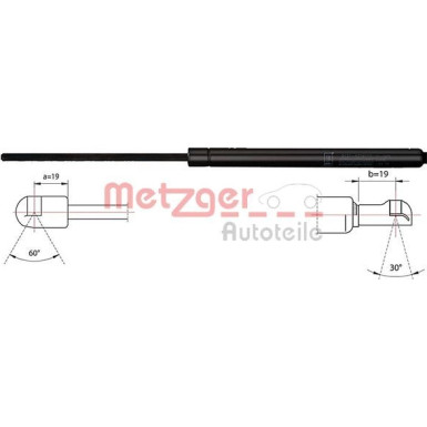 2110418 Gasfeder, Koffer-/Laderaum