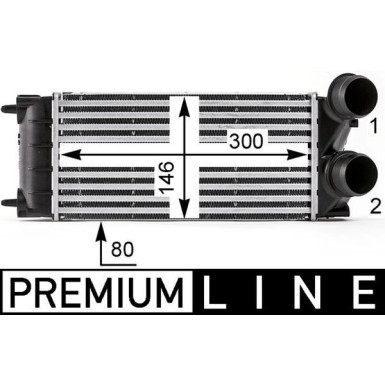 Mahle | Ladeluftkühler | CI 528 000P