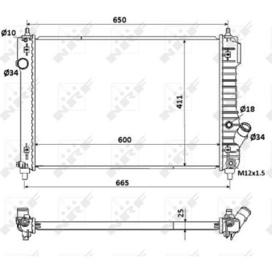 53903 Kühler, Motorkühlung