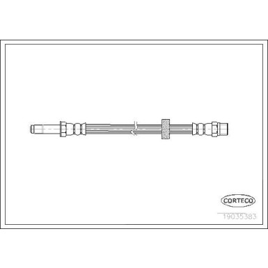19035383 Bremsschlauch