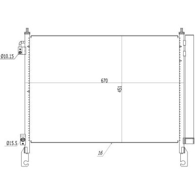350460 Kondensator, Klimaanlage EASY FIT 350460 Kondensator, Klimaanlage EASY FIT