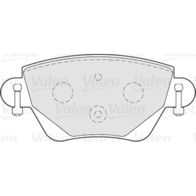 Valeo | Bremsbelagsatz, Scheibenbremse | 301434