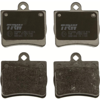 TRW Bremsbelagsatz, Scheibenbremse COTEC GDB1283