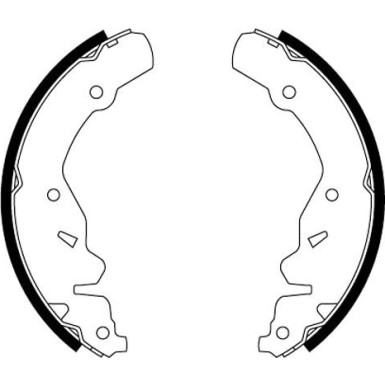 8DB 355 000-481 Bremsbackensatz