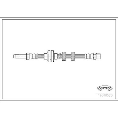 Corteco | Bremsschlauch | 19018523