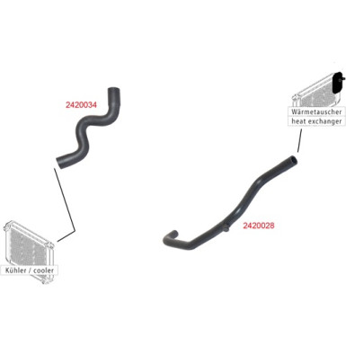 2420028 Kühlerschlauch