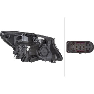 Hella 2 x HELLA Hauptscheinwerfer 1EL 011 284-871