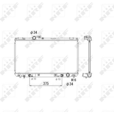 53586 Kühler, Motorkühlung