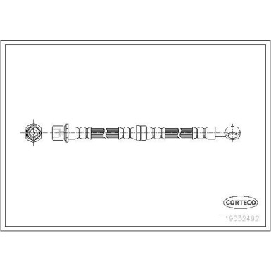 Corteco | Bremsschlauch | 19032492