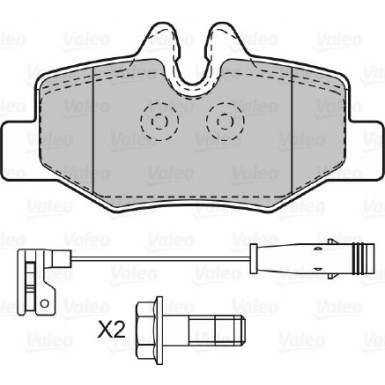 598765 Bremsbelagsatz, Scheibenbremse