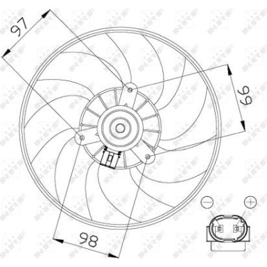 47557 Lüfter, Motorkühlung