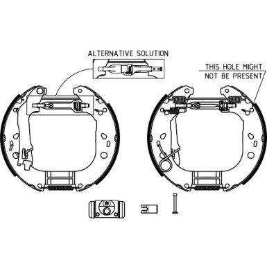 Hella | Bremsbackensatz | 8DB 355 004-871