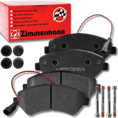 Zimmermann | Bremsbelagsatz, Scheibenbremse | 24466.190.1