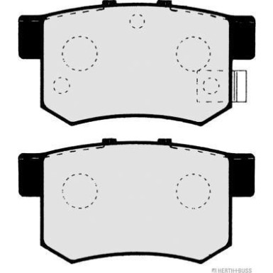 J3614008 Bremsbelagsatz, Scheibenbremse