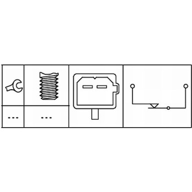 Hella | Schalter, Kupplungsbetätigung | 6DD 179 465-101