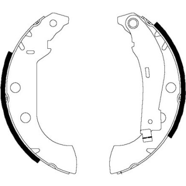 Hella | Bremsbackensatz | 8DB 355 002-381