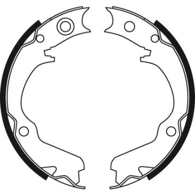 TRW | Bremsbackensatz, Feststellbremse | GS8725