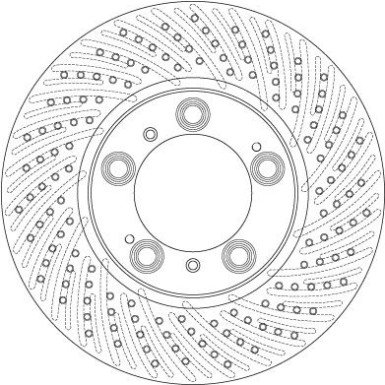 Bremsscheibe TRW SINGLE DF6213S