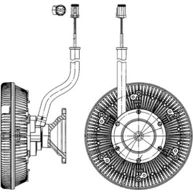 Mahle | Kupplung, Kühlerlüfter | CFC 217 000P