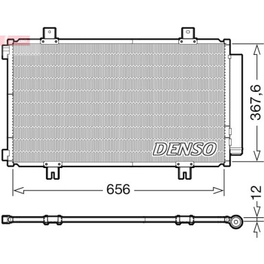 Denso | Kondensator, Klimaanlage | DCN47009