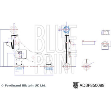 Blue Print | Lenker, Radaufhängung | ADBP860088