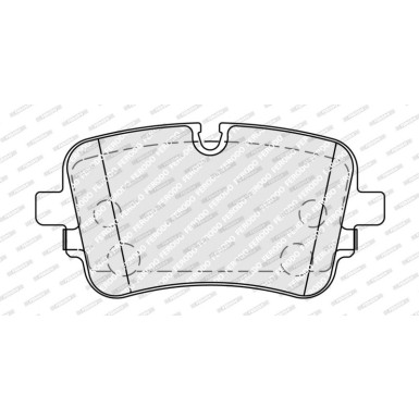 Ferodo Bremsbelagsatz, Scheibenbremse PREMIER ECO FRICTION FDB5367