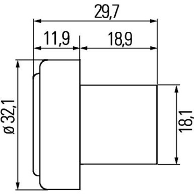 2BM 340 825-321 Zusatzblinkleuchte