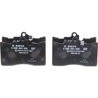 0 986 494 252 Bremsbelagsatz, Scheibenbremse