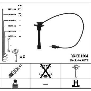 6373 Zündleitungssatz