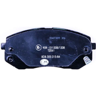 Hella | Bremsbelagsatz, Scheibenbremse | 8DB 355 015-841