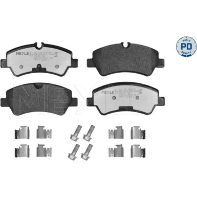 025 256 0418/PD Bremsbelagsatz, Scheibenbremse MEYLE-PD: Advanced performance and design.